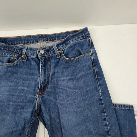 Levi's 511 slim jeans 32x32 blue denim mens 5575 - Picture 2 of 12